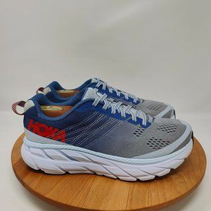 Hoka One One Clifton 6- Womens- Size 8.5 D- Blue Gray- [1102877 PAMB]- Running